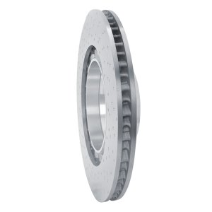 Porsche 911 Brake Rotor (1) - Rear Right - R1 Concepts - Drilled Carbon Alloy GeoMET - `15-`17